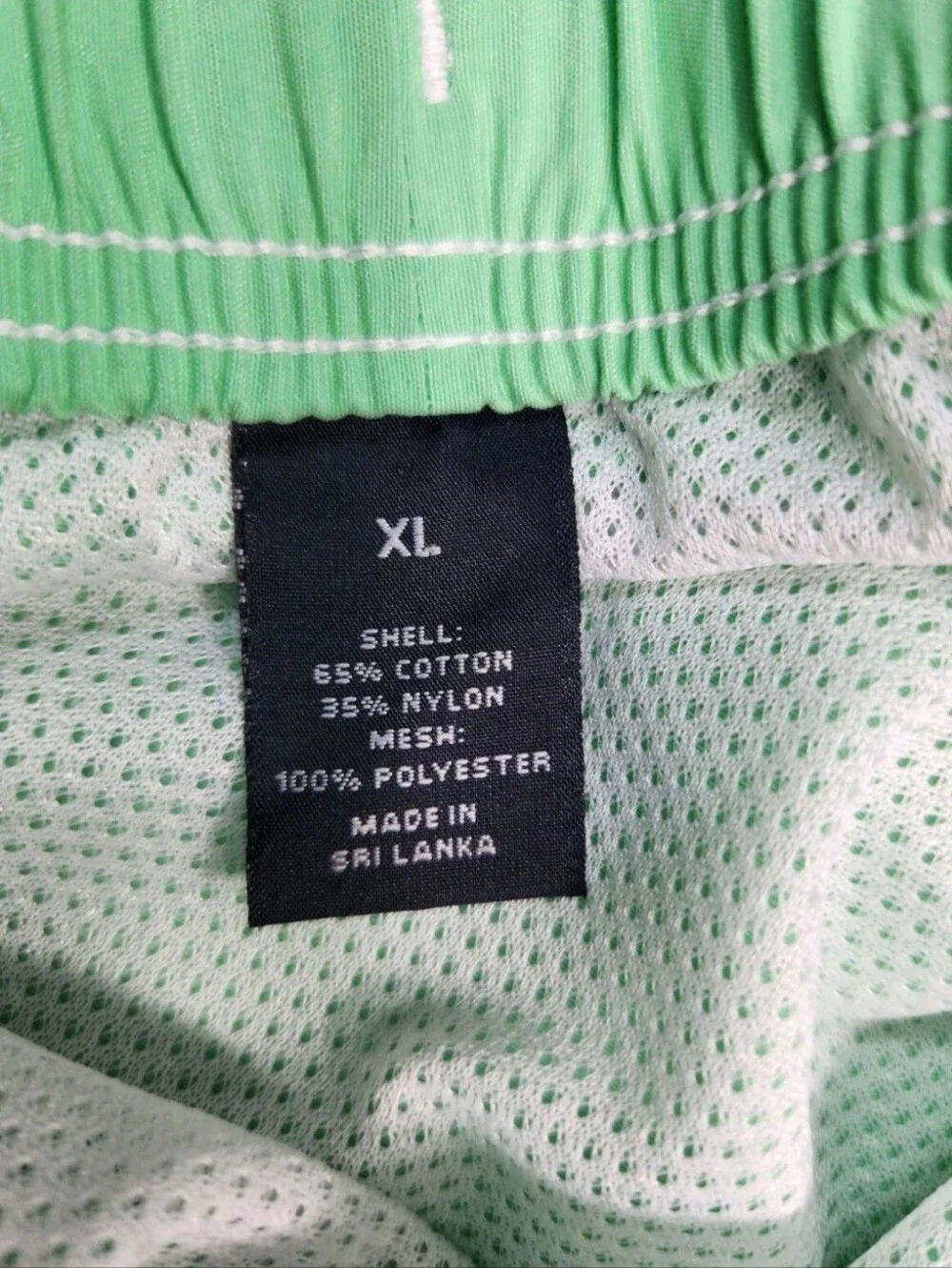 Roundtree & Yorke Mens  Size XL Lime Green  Trunks Lined Swim Shorts NWT 30